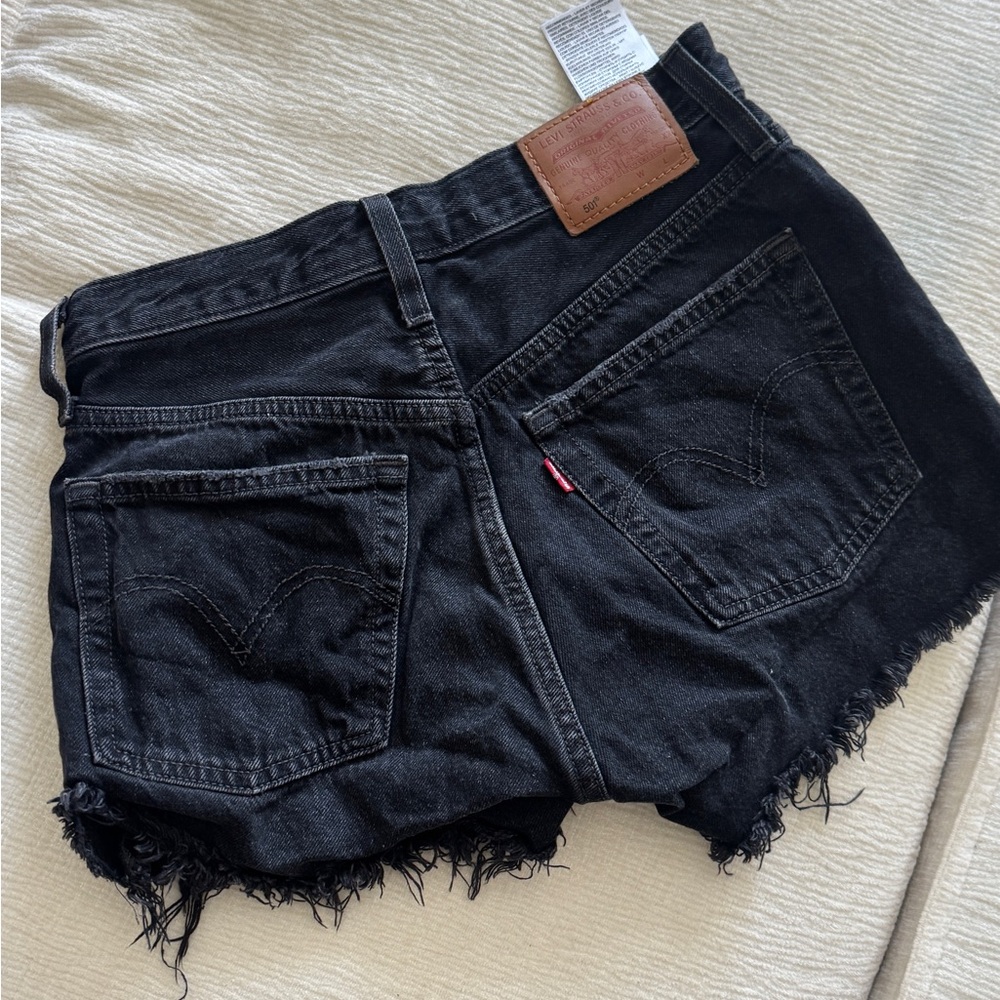 Levi's Women's Black Jean Shorts - 501